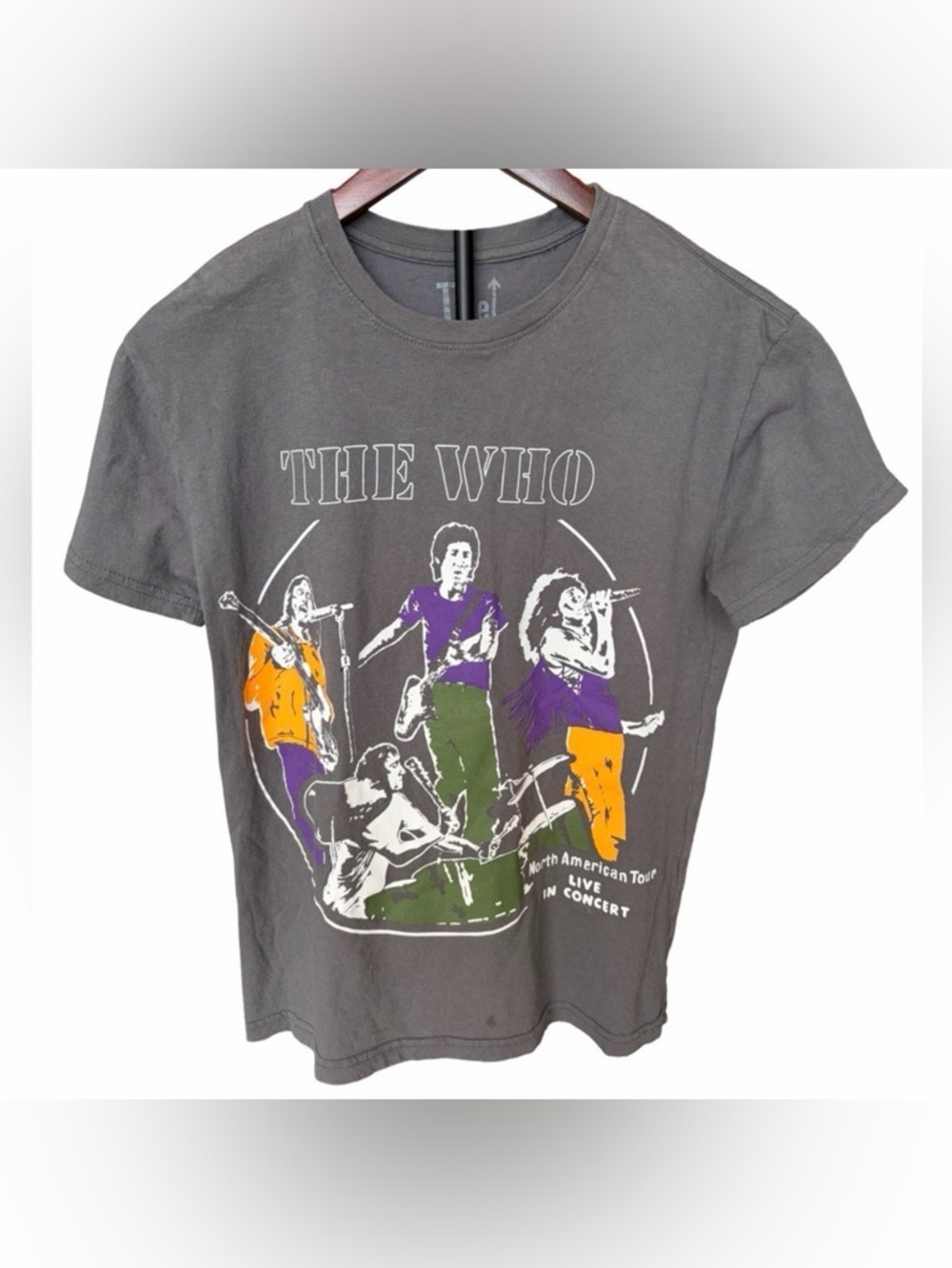 The Who North American Tour Short Sleeve T-Shirt Size Small